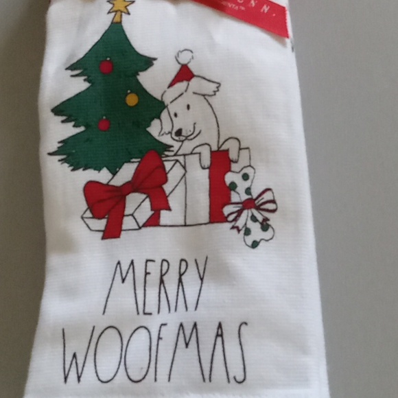 Rae Dunn Holiday Kitchen Towel Set Of 3 - Picture 2 of 5